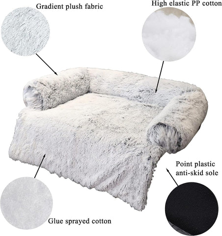 Calming Furniture Protector Pet Bed